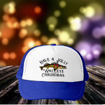 Fun I'd Rather be Walleye Fishing Trucker Hat