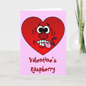 Have a Juicy Raspberry for Valentine's card