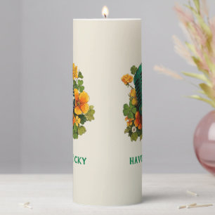 Have a Lucky Day – St. Patrick’s Music Art Pillar Candle