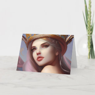 Have a Magical Birthday Pretty Ethereal Woman Card