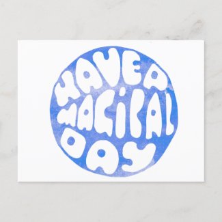 Have a Magical Day - Cute Kids Birthday Postcard