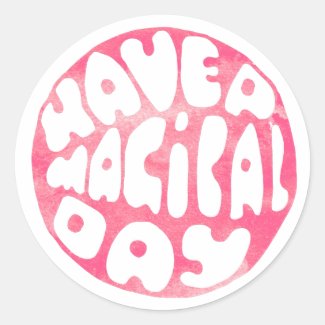 Have a Magical Day - Cute Kids Birthday Classic Round Sticker