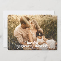 Have a Magical Halloween Photo Card
