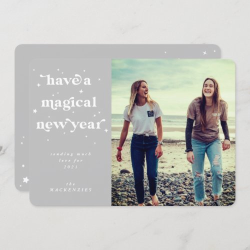 Have A Magical New Year Photo Holiday Card