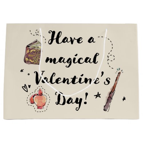 Have A Magical Valentines Day Large Gift Bag