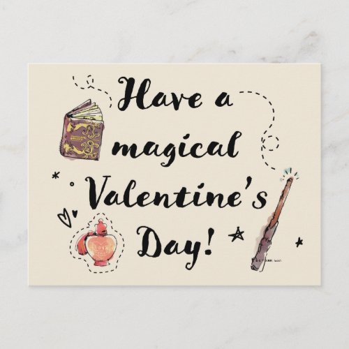 Have A Magical Valentines Day Postcard
