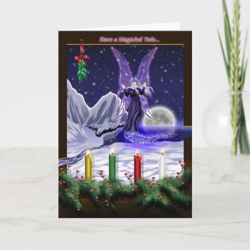 Have a Magickal Yule Holiday Card