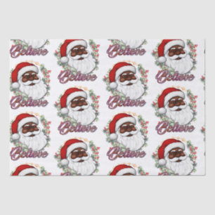 Have A Melanin Christmas Black Santa Claus Tissue Paper