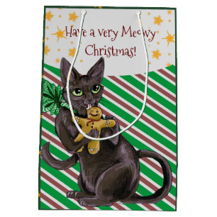 Have a Meowy Christmas Kitties Medium Gift Bag