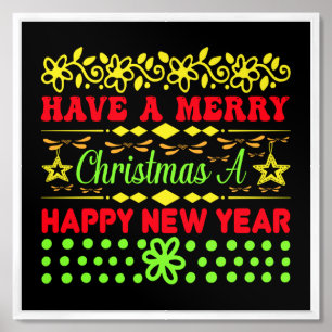 Have A Merry Christmas A Happy New Year-65285 Framed Art