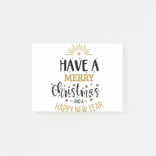 Have A Merry Christmas And A Happy New Year Post_it Notes