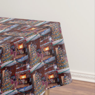 HAVE A MERRY CHRISTMAS TABLECLOTH