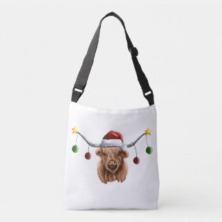 Have a Merry Hielan Coo Christmas Crossbody Bag