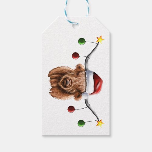 Have a Merry Hielan Coo Christmas Gift Tags