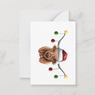 Have a Merry Hielan Coo Christmas Note Card