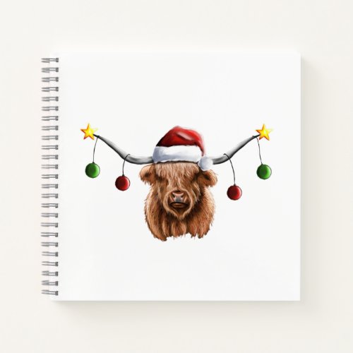 Have a Merry Hielan Coo Christmas Notebook