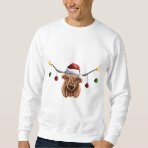 Have a Merry Hielan Coo Christmas Sweatshirt