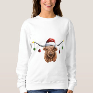 Have a Merry Hielan Coo Christmas Sweatshirt