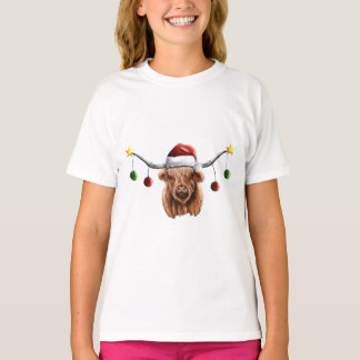 Have a Merry Hielan Coo Christmas T-Shirt