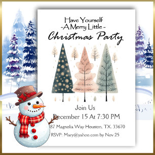 Have A Merry Little Christmas Boho Party Invitation