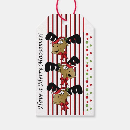 Have a Merry Moosemas  Christmas Gift Tags