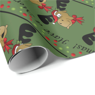 Have a Merry Moosemas   Christmas Wrapping Paper