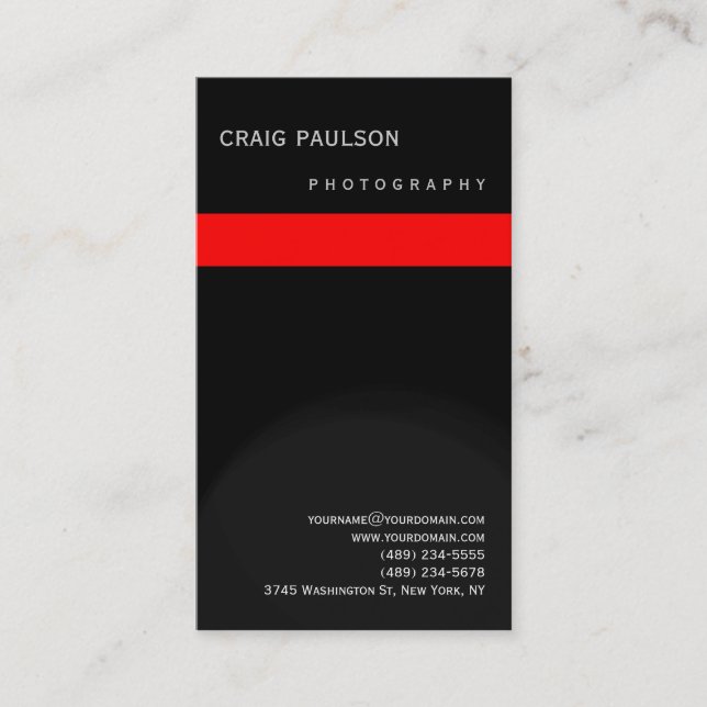 Have a Minimalist Modern Plain Printed Business Card (Front)