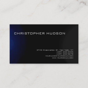 Have a Minimalist Modern Plain Printed Business Card