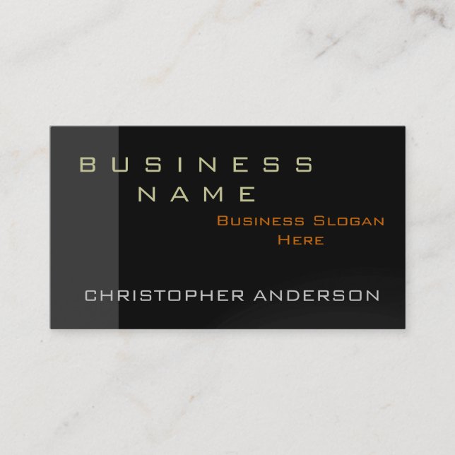 Have a Minimalist Modern Plain Printed Business Card (Front)