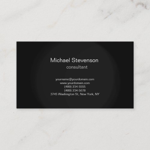 Have a Minimalist Modern Plain Printed Business Card