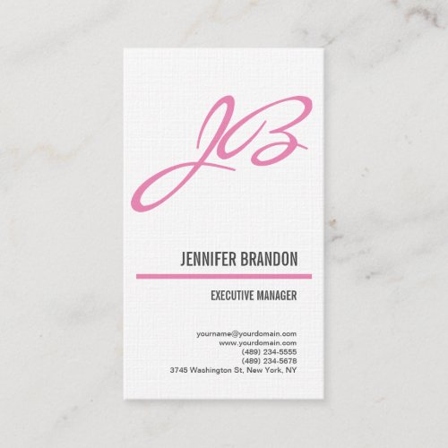 Have a Minimalist Modern Plain Printed Business Card