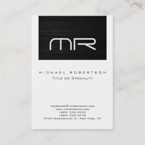 Have a Minimalist Modern Plain Printed Business Card