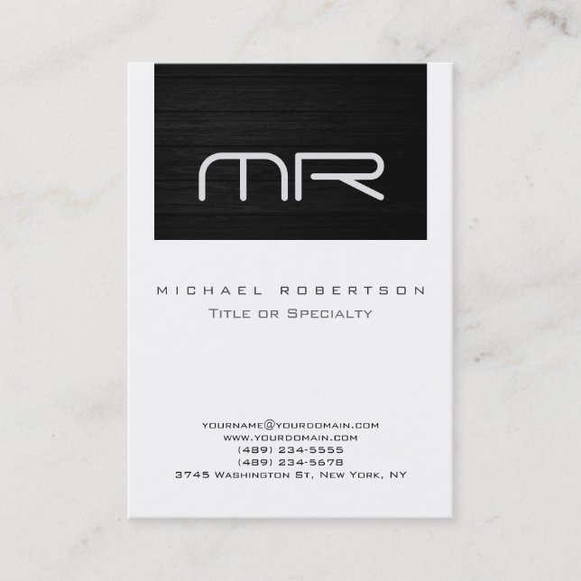 Have a Minimalist Modern Plain Printed Business Card (Front)