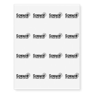 Have a Moment of Science Scientists Gifts Temporary Tattoos