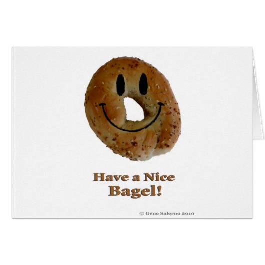 Have a Nice Bagel! Cards (Front Horizontal)