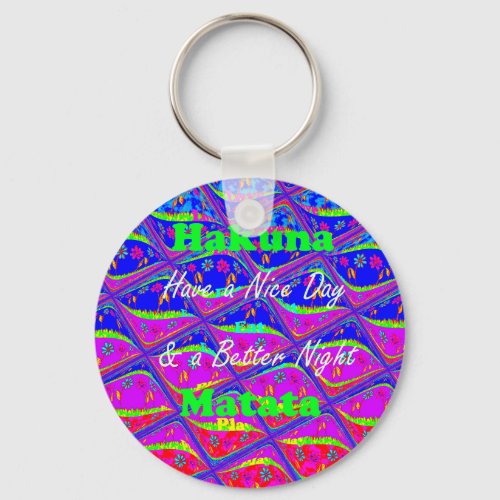 Have a Nice day  a Better Night Keychain