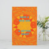 Have a Nice Day & a better Night red Design (Standing Front)