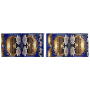 Have A Nice day & a Nice Night Golden Sunset Sky D Pillow Case