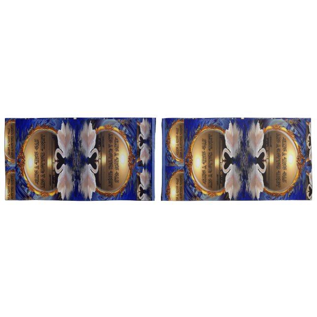 Have A Nice day & a Nice Night Golden Sunset Sky D Pillow Case (Front-Set)