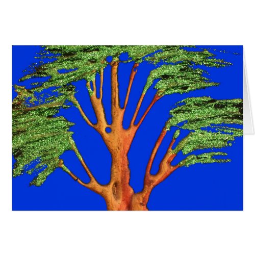 Have a Nice Day African  ECO Blue Sky Acacia Tree 