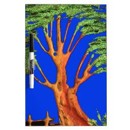 Have a Nice Day African  ECO Blue Sky Acacia Tree  Dry Erase Board