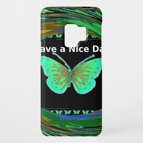 Have a Nice Day and a better night butterflypng Case_Mate Samsung Galaxy S9 Case