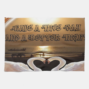 Have a Nice Day and a Better Night Text Quote Towel