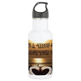 Have A Nice day and a Nice Night.silver Water Bottle