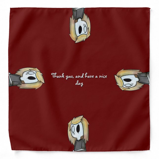 Have a nice day bandanna (Front)