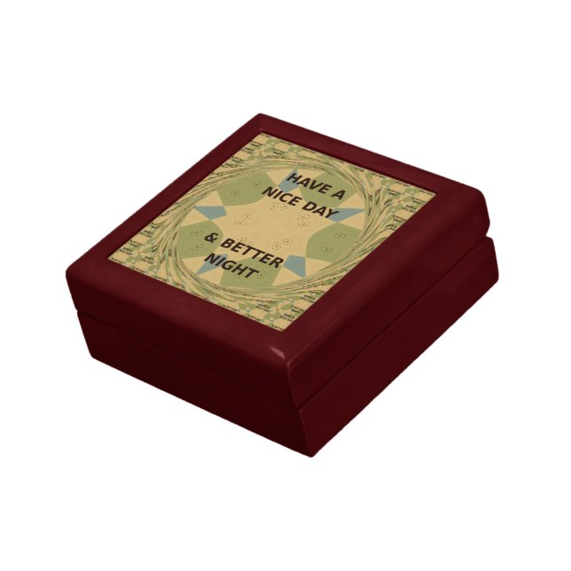 Have a Nice Day & Better Night Art Print Gift Box (Side)