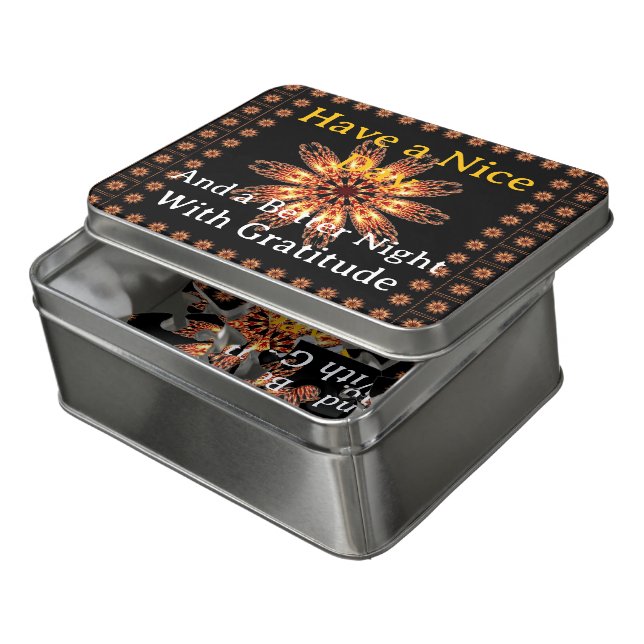 Have a Nice Day Better Night: Celestial Gratitude  Jigsaw Puzzle (Lid Open)