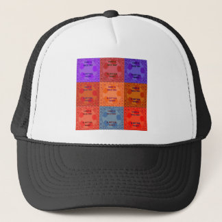 Have a Nice Day & Better Night Pop Art Print Trucker Hat