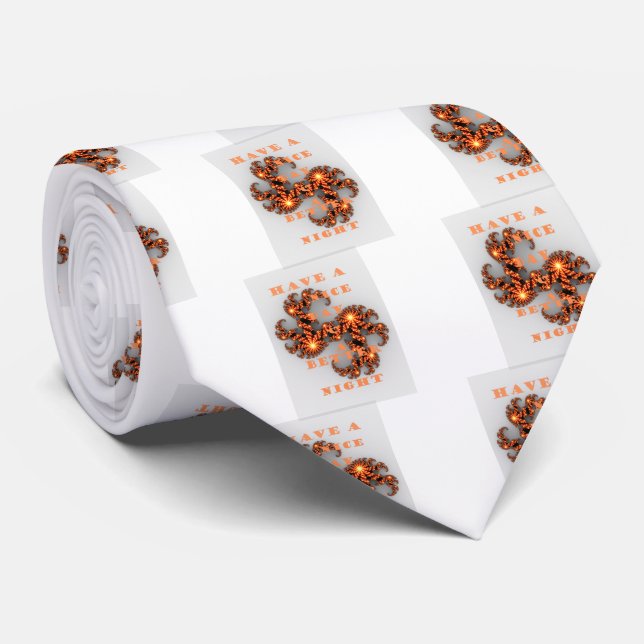 Have a Nice Day & Better Night with Gratitude Merc Tie (Rolled)