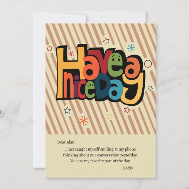 Have A Nice Day Card (Front)